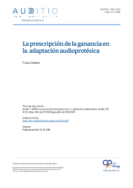 Portada Auditio. 
