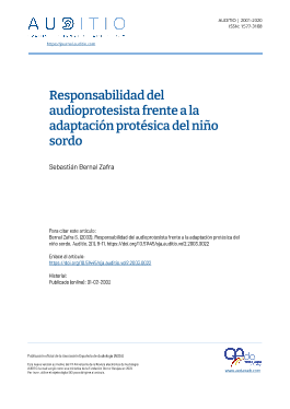 Portada Auditio. 