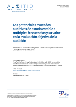 Portada Auditio. 