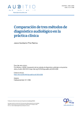 Portada Auditio. 