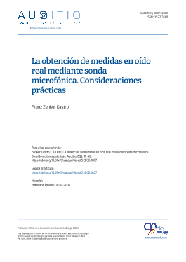 Portada Auditio. 