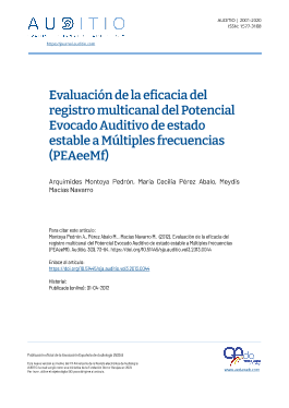 Portada Auditio. 