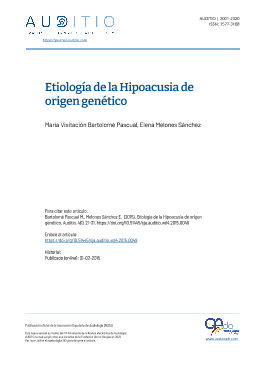 Portada Auditio. 