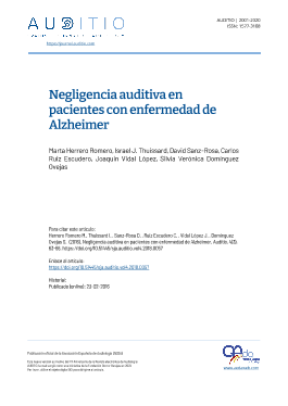 Portada Auditio. 